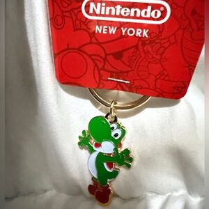 Nintendo NYC flag store YOSHI keychain